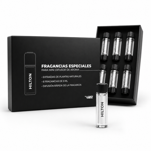 Hilton – Recarga de Aceite Aromático, Pack de 6